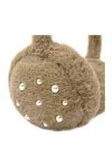 Fluffy Earmuffs with Pearl Detail