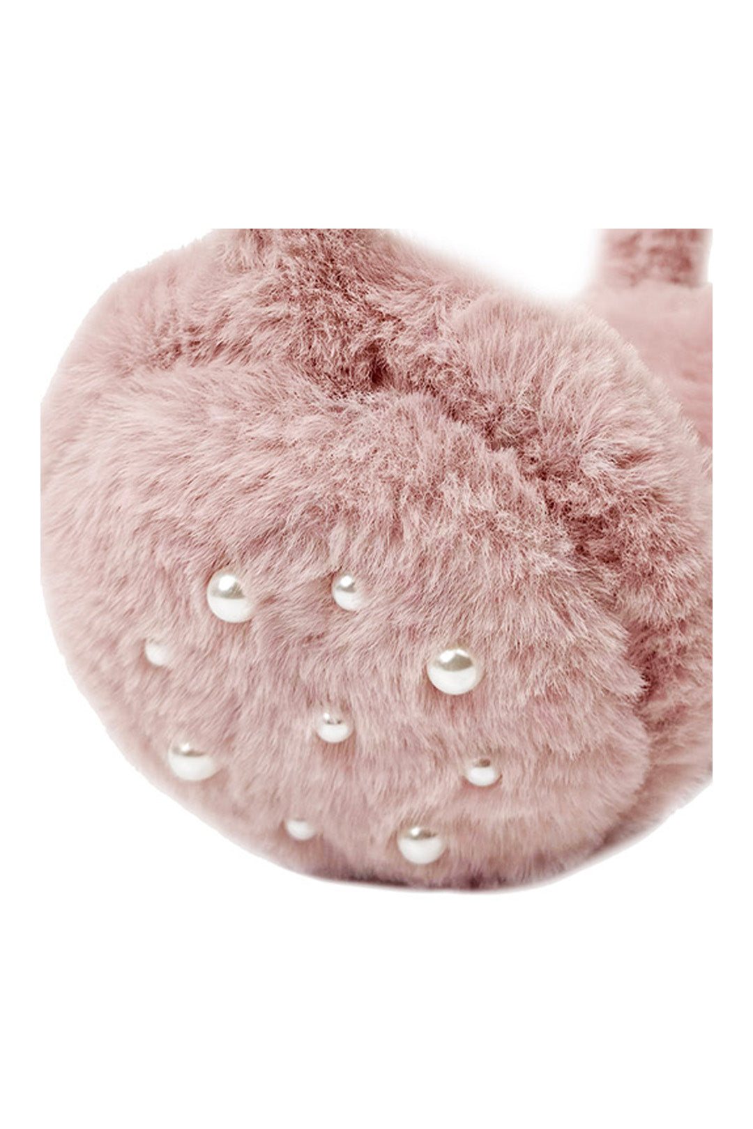 Fluffy Earmuffs with Pearl Detail