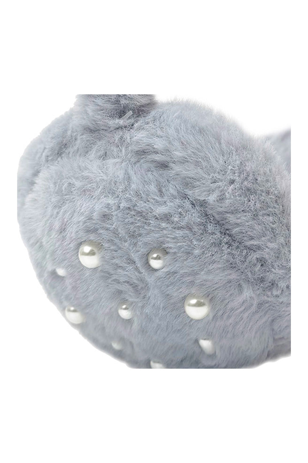 Fluffy Earmuffs with Pearl Detail
