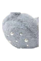 Fluffy Earmuffs with Pearl Detail