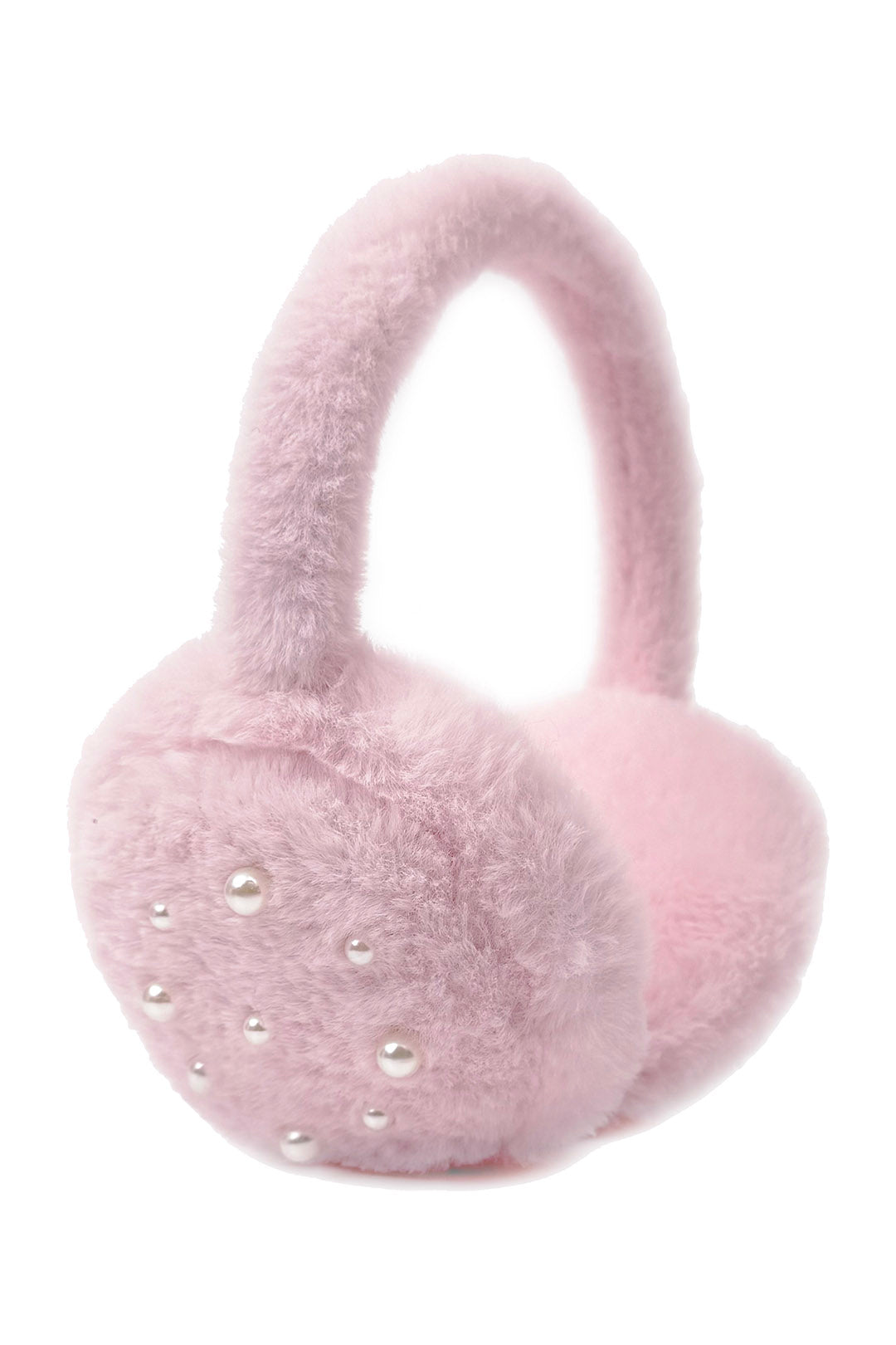 Fluffy Earmuffs with Pearl Detail