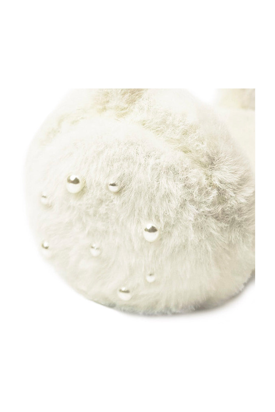 Fluffy Earmuffs with Pearl Detail