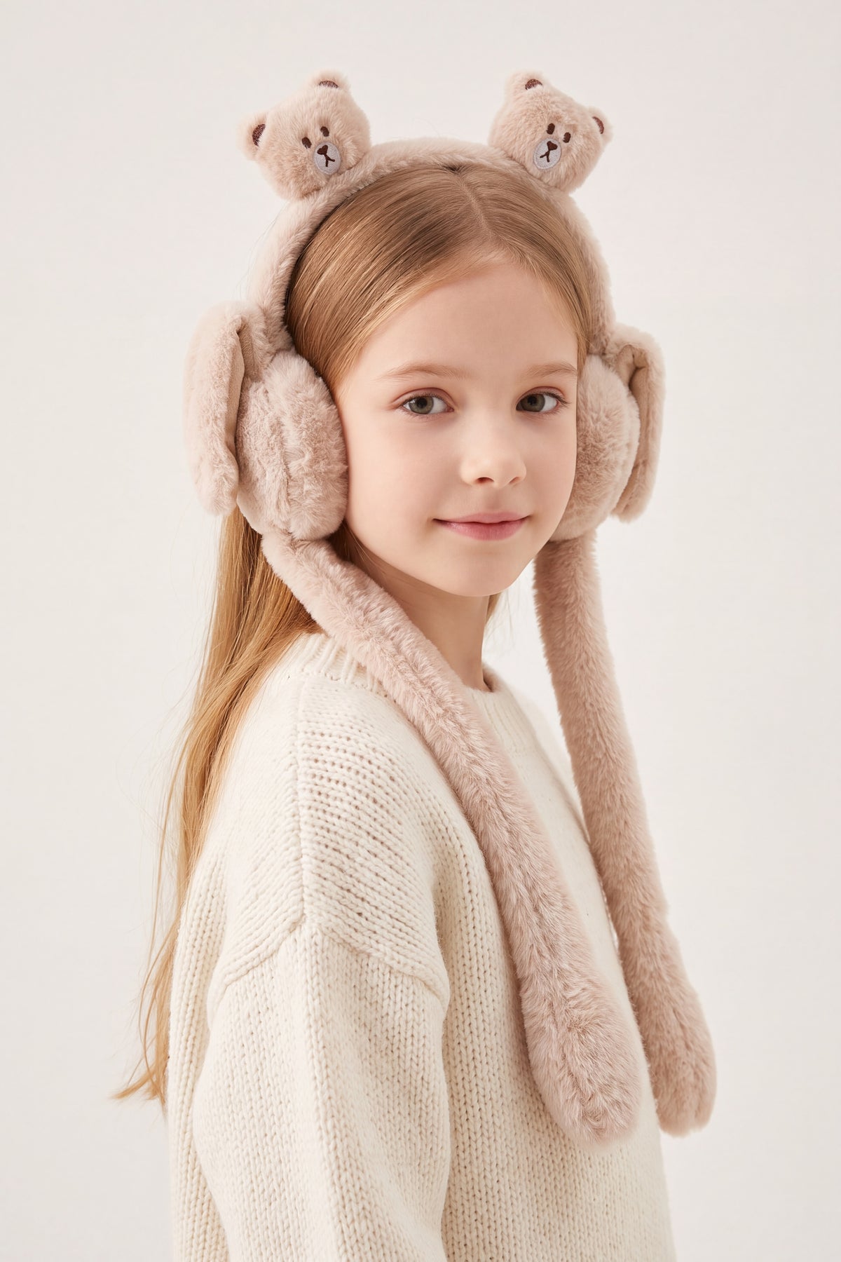 Kids' Bear Earmuffs with Flappy Ears