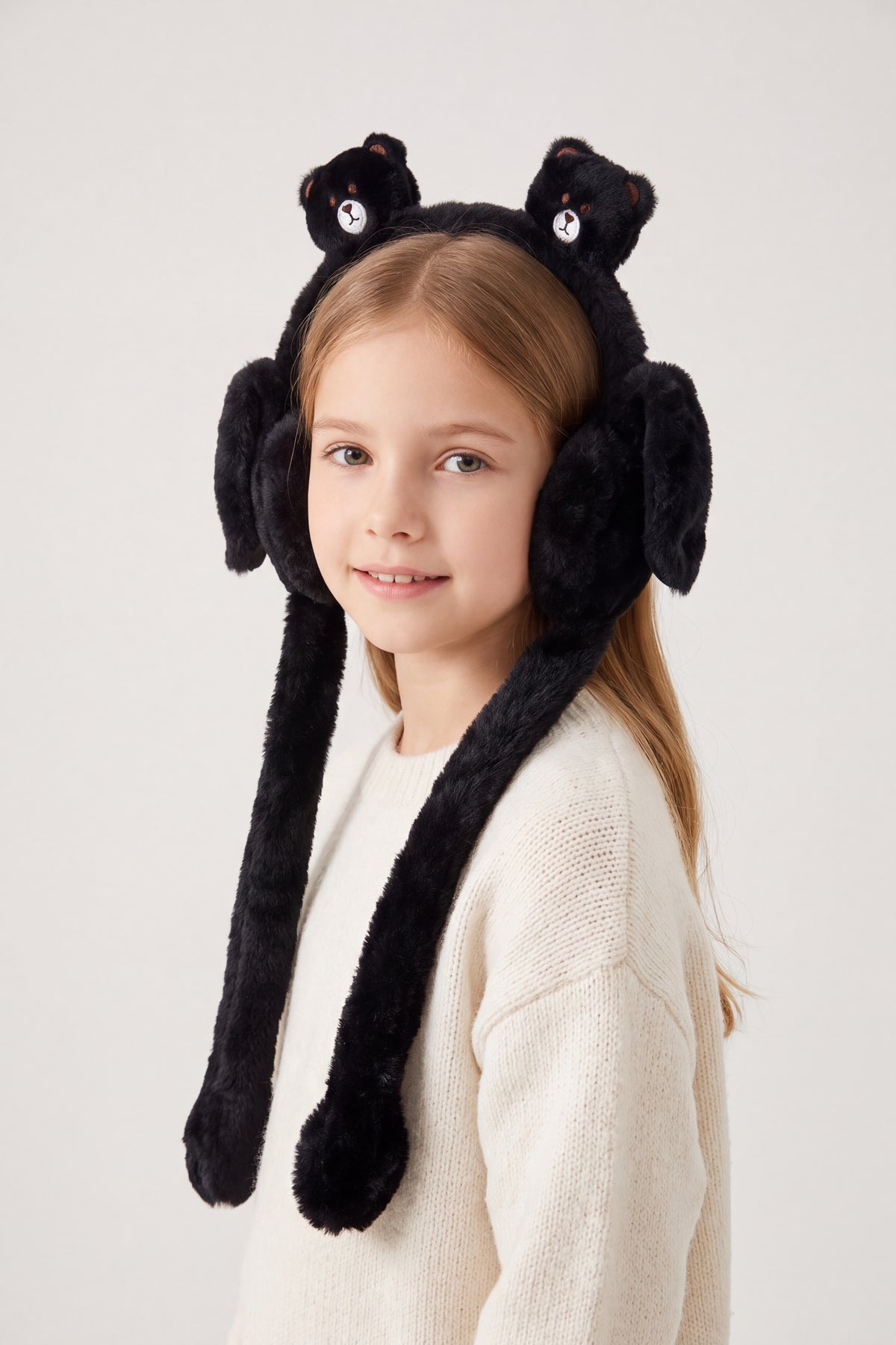 Kids' Bear Earmuffs with Flappy Ears