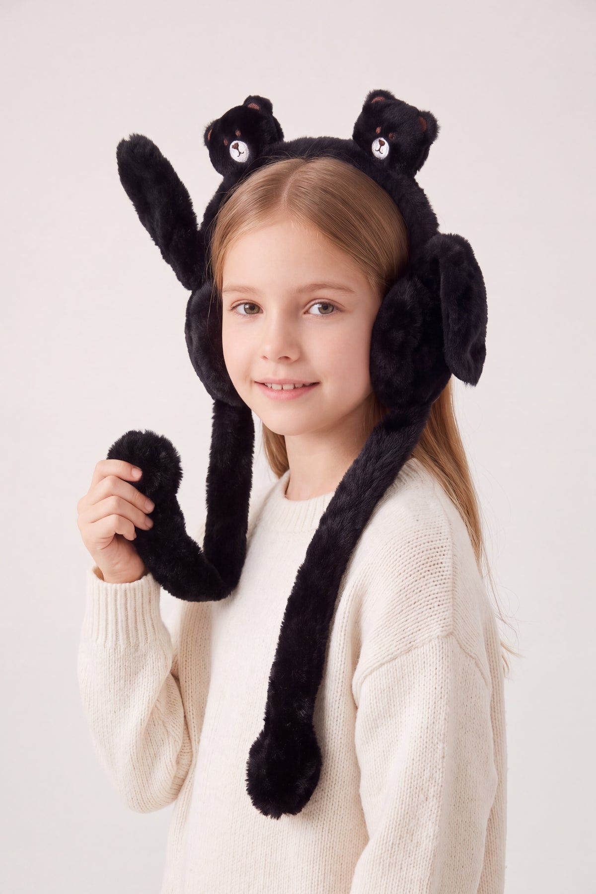 Kids' Bear Earmuffs with Flappy Ears