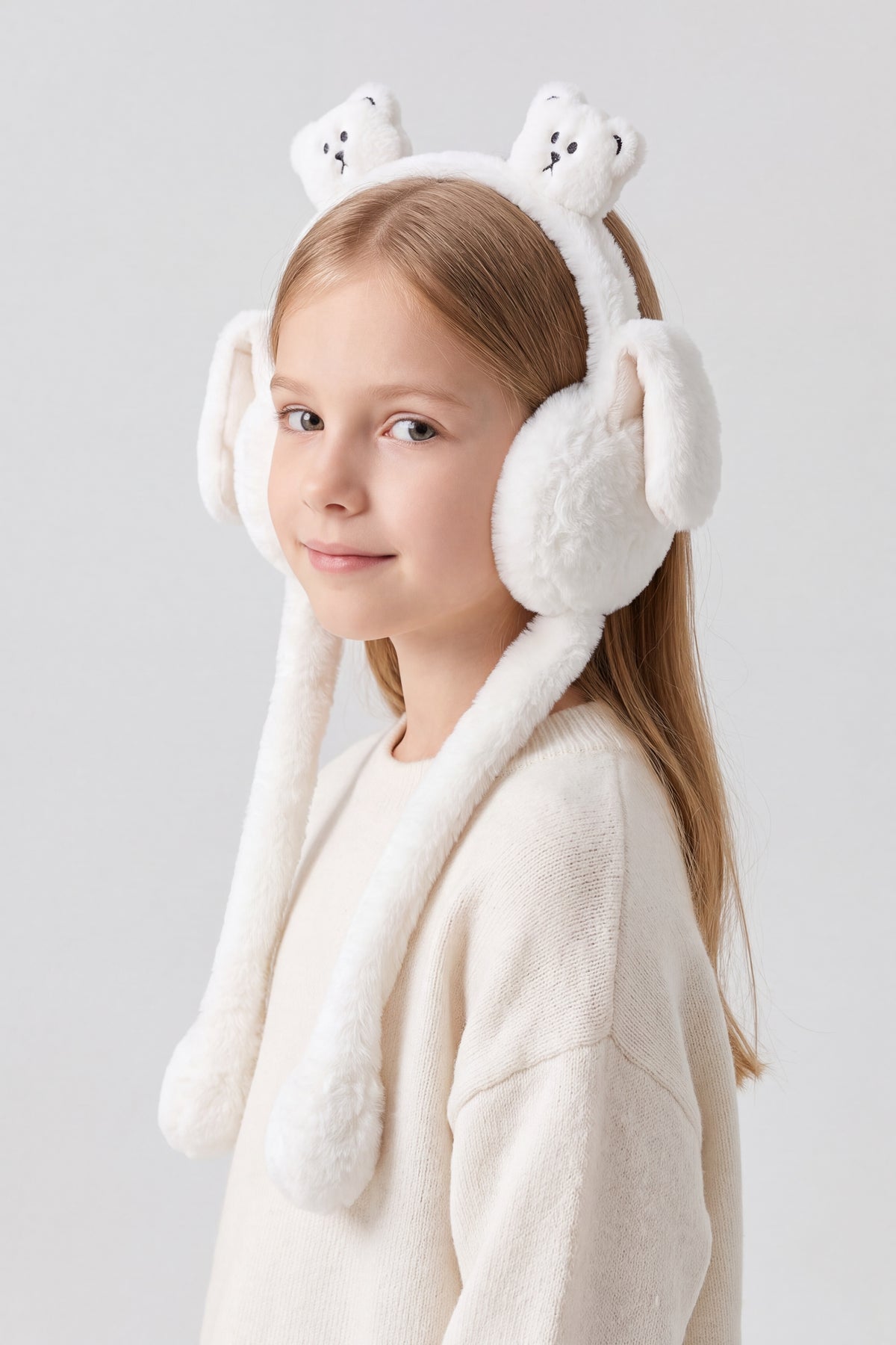 Kids' Bear Earmuffs with Flappy Ears