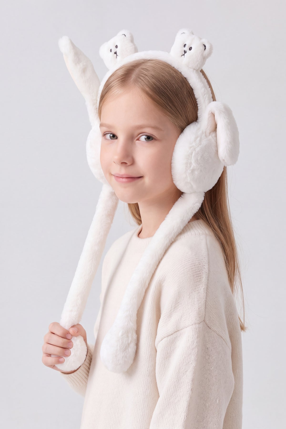 Kids' Bear Earmuffs with Flappy Ears