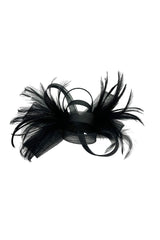 Ladies Loop Bow Feather Fascinator Headband Wedding & Race Day