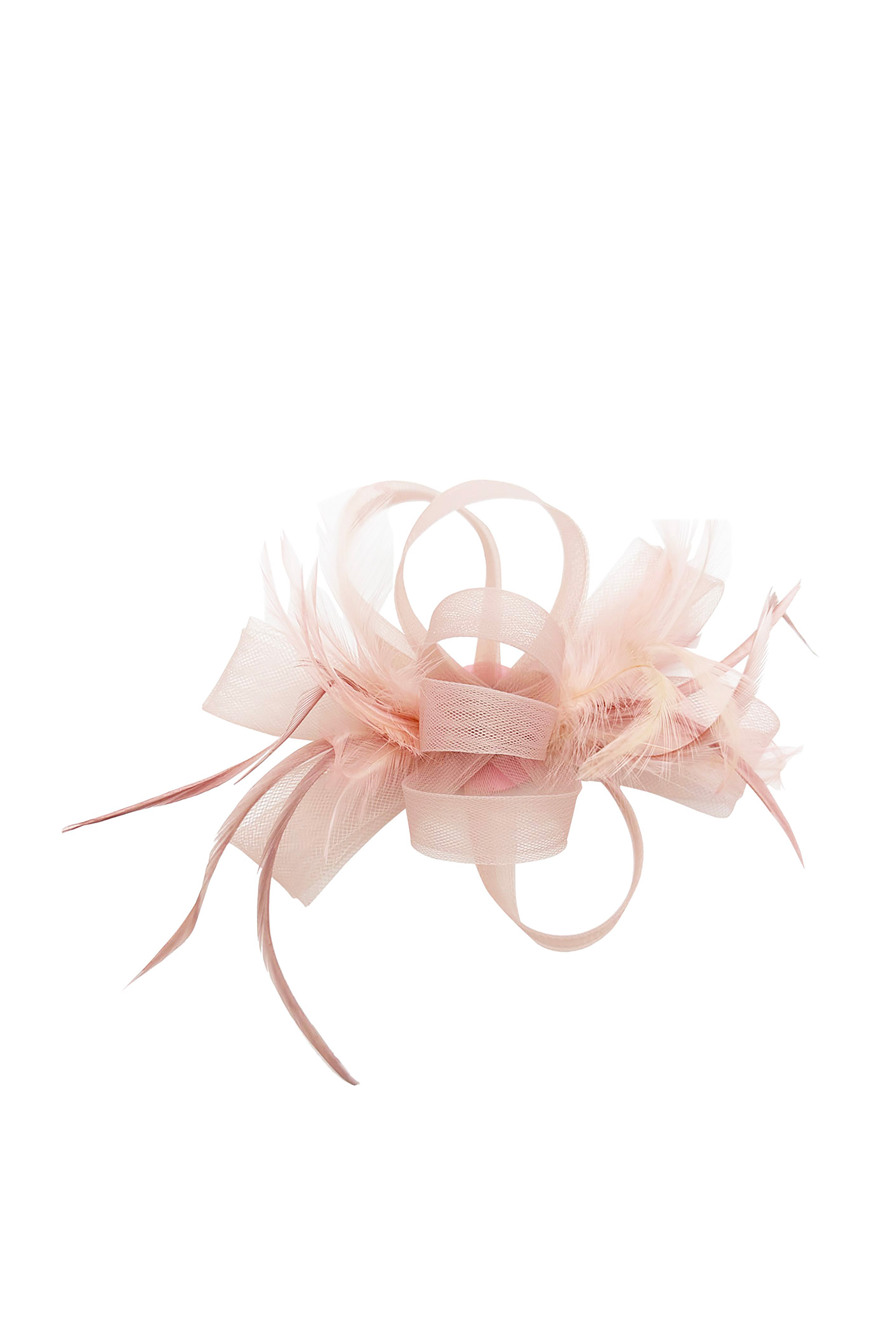 Ladies Loop Bow Feather Fascinator Headband Wedding & Race Day