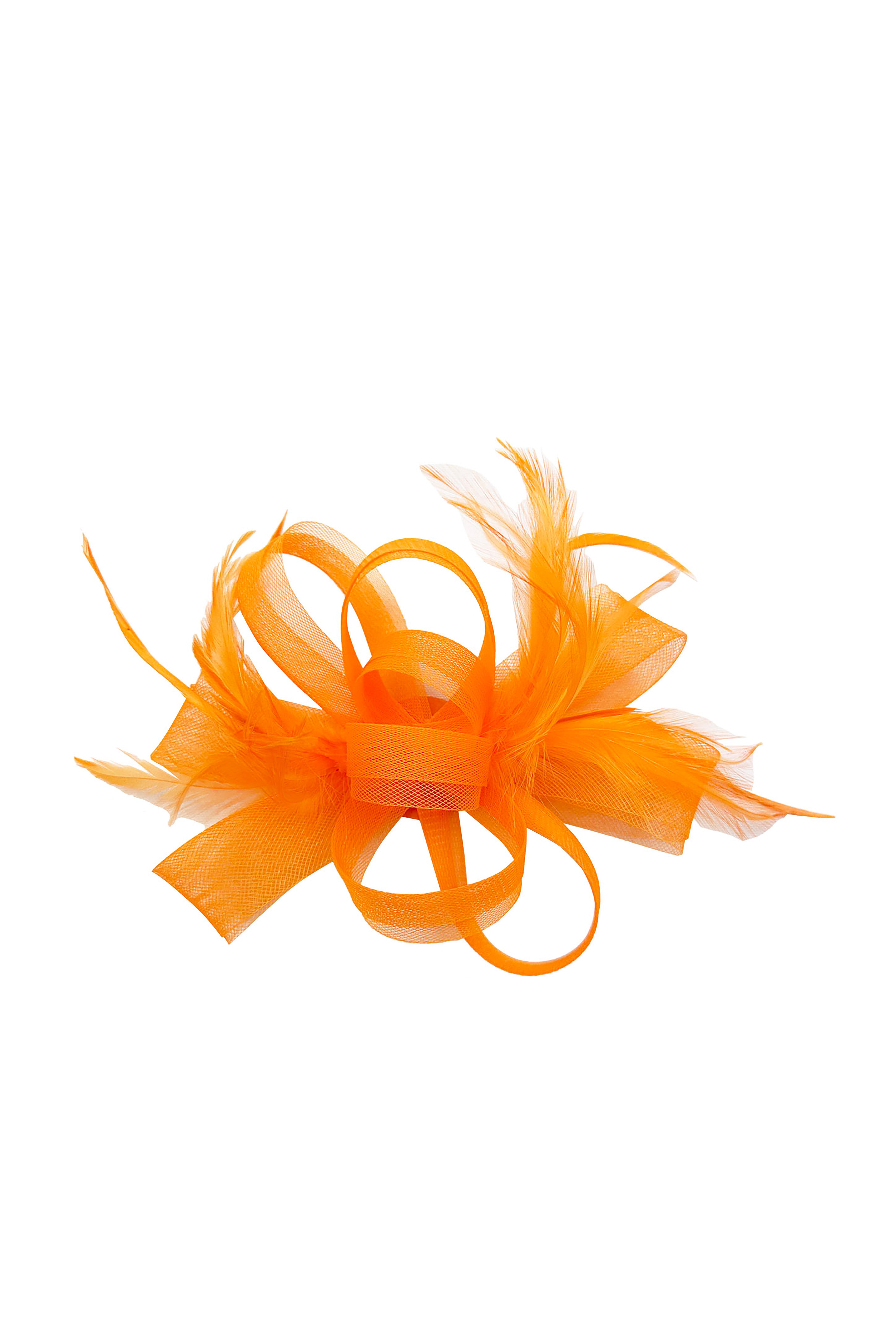 Ladies Loop Bow Feather Fascinator Headband Wedding & Race Day