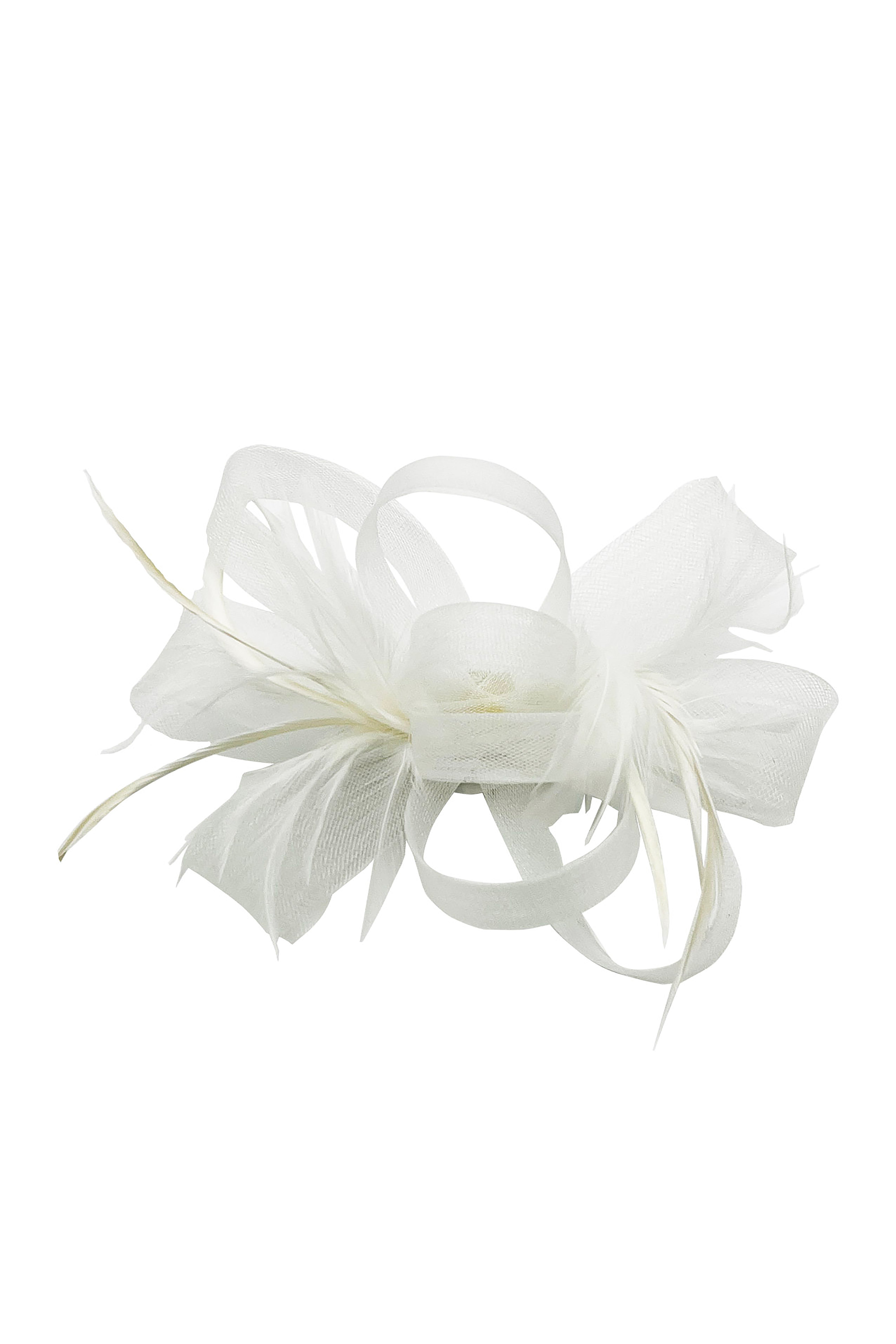 Ladies Loop Bow Feather Fascinator Headband Wedding & Race Day