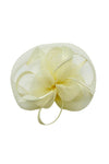 Statement Mesh Occasion Fascinator with Feather Trim