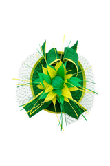 Elegant Feather & Sinamay Fascinator