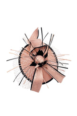 Elegant Feather & Sinamay Fascinator