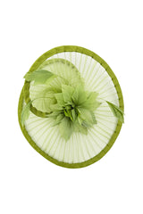 Classic Disc Fascinator with Feather Flower Detail