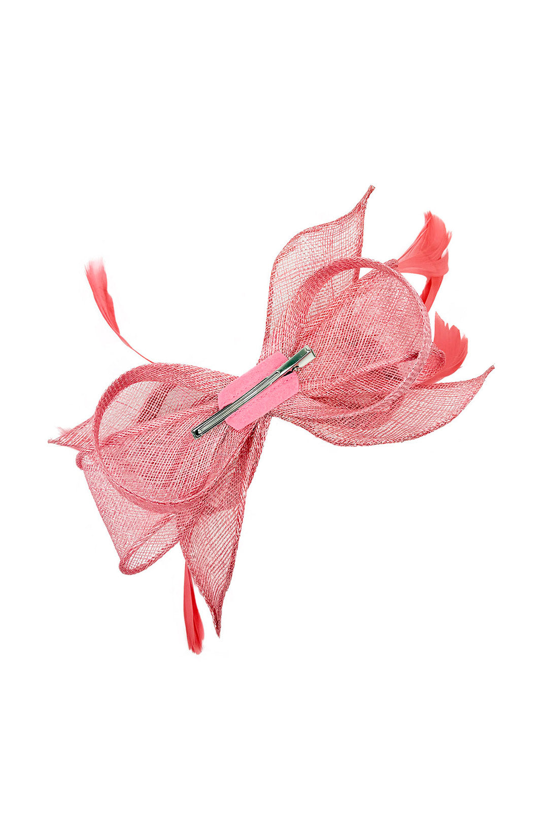 Sculpted Twist Mesh Fascinator Headband Turquoise