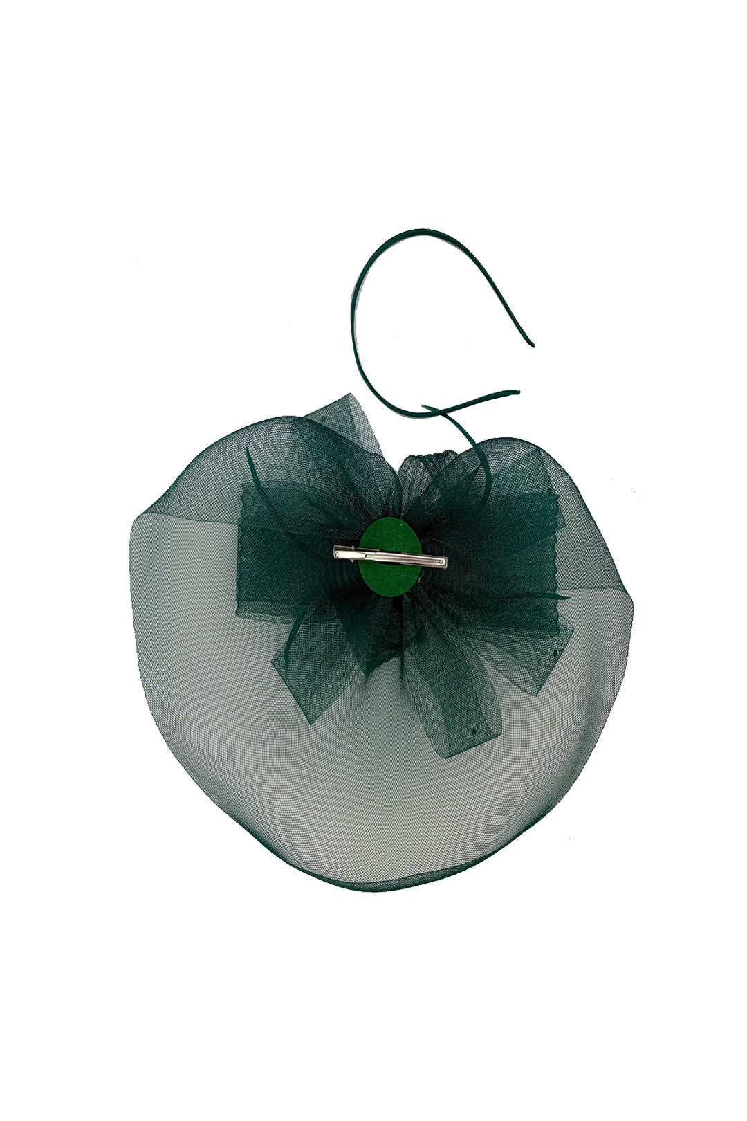 Elegant Mesh Fascinator Hat with Bow Detail for Weddings & Race Day