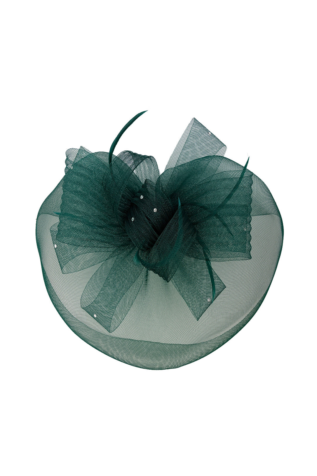 Elegant Mesh Fascinator Hat with Bow Detail for Weddings & Race Day