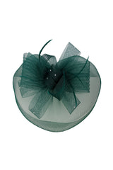 Elegant Mesh Fascinator Hat with Bow Detail for Weddings & Race Day