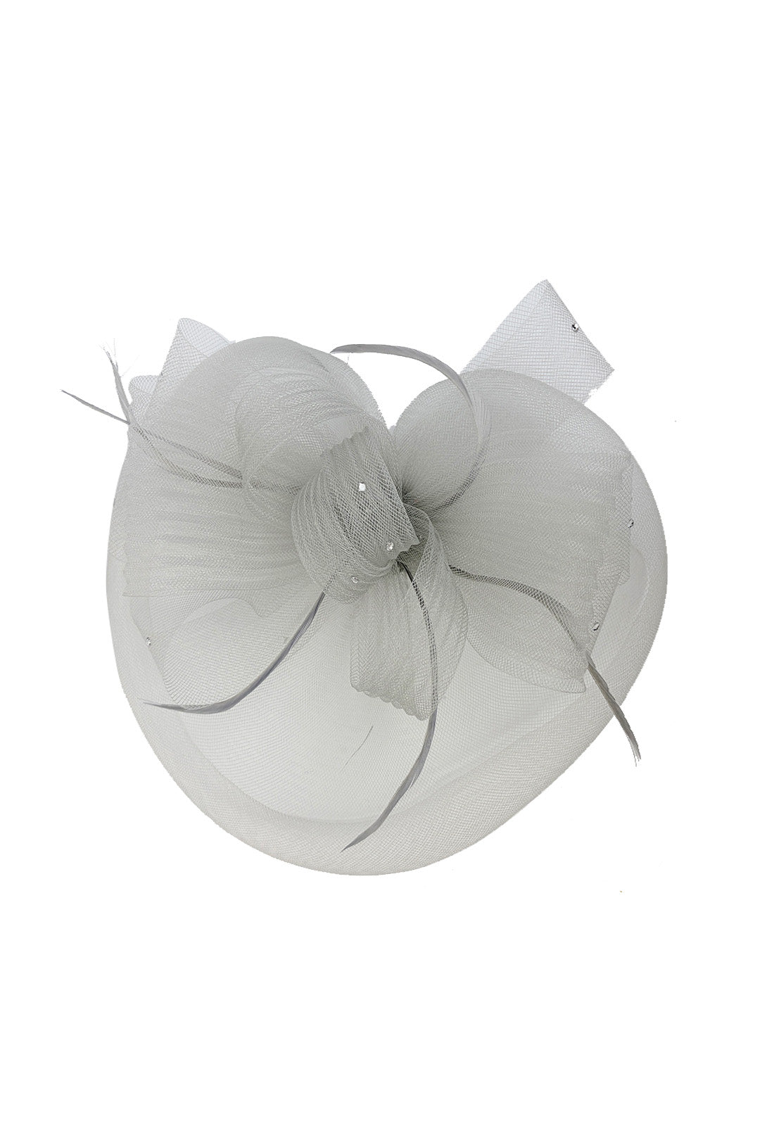 Elegant Mesh Fascinator Hat with Bow Detail for Weddings & Race Day
