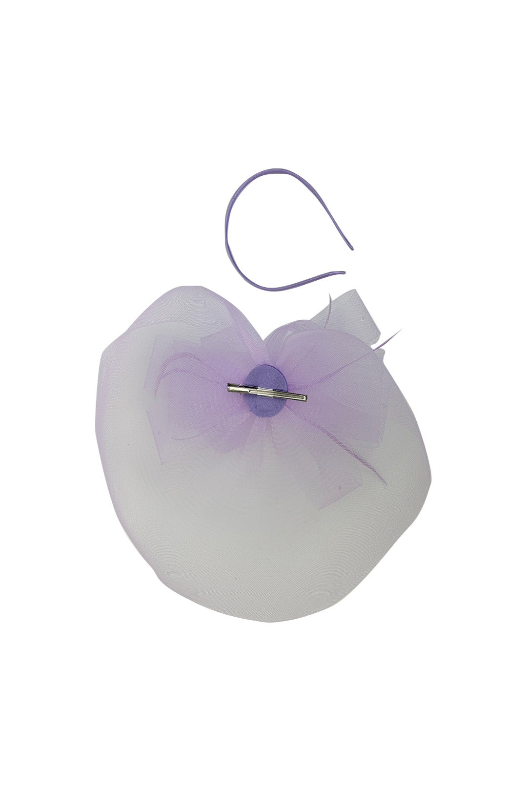 Elegant Mesh Fascinator Hat with Bow Detail for Weddings & Race Day