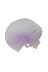 Elegant Mesh Fascinator Hat with Bow Detail for Weddings & Race Day