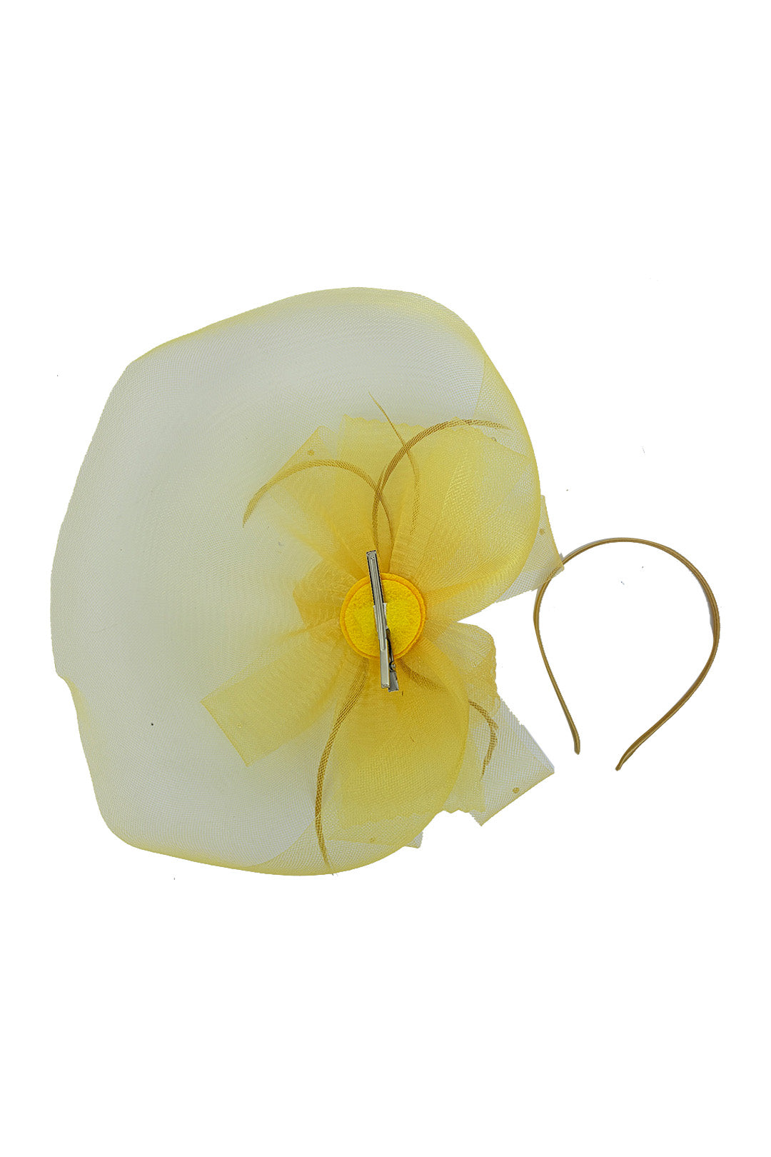 Elegant Mesh Fascinator Hat with Bow Detail for Weddings & Race Day