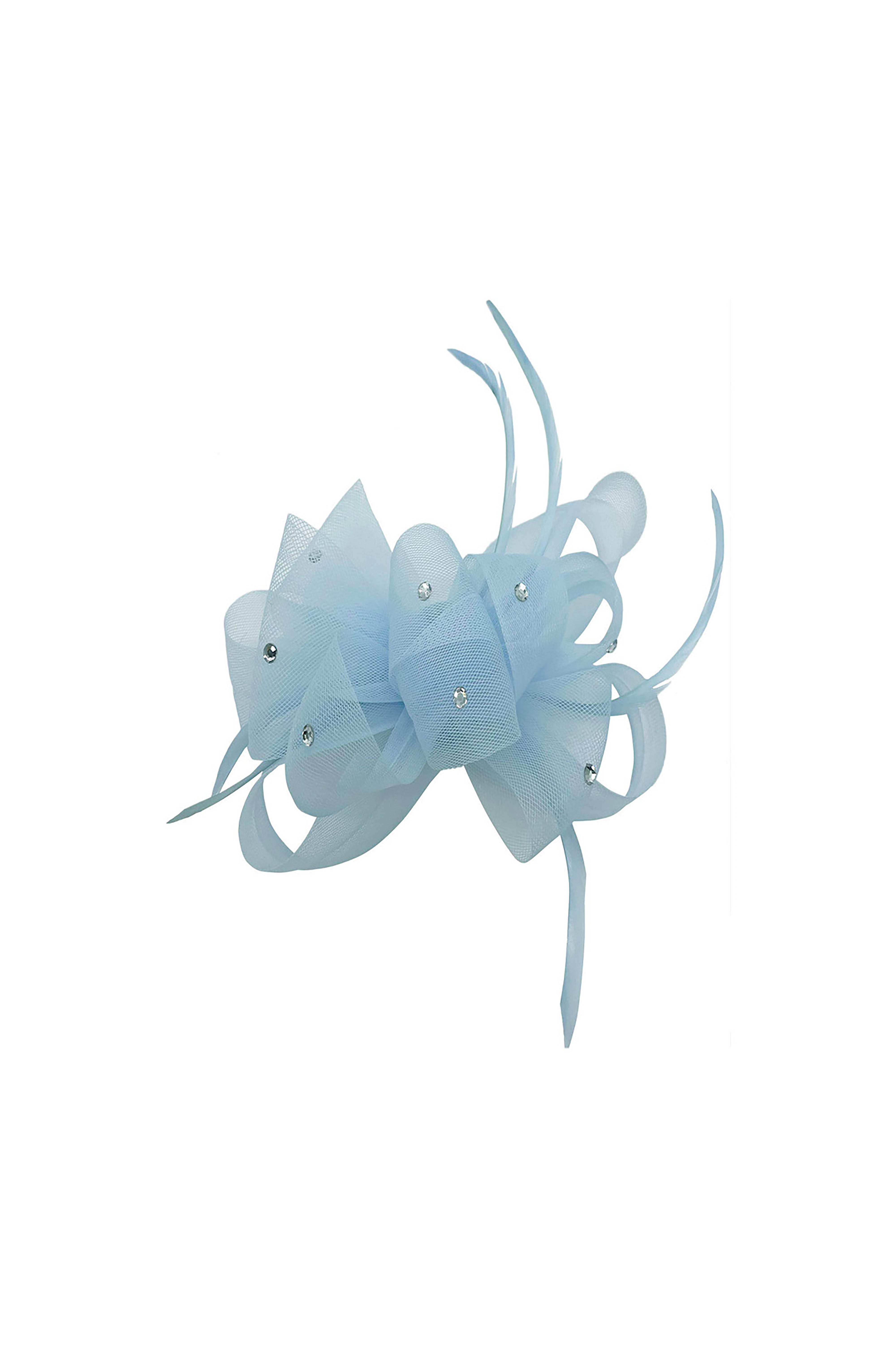 Embellished Diamond Mesh Bow Fascinator