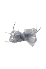 Embellished Diamond Mesh Bow Fascinator