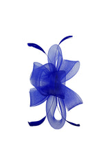 Elegant Mesh Bow Fascinator with Feather Detail
