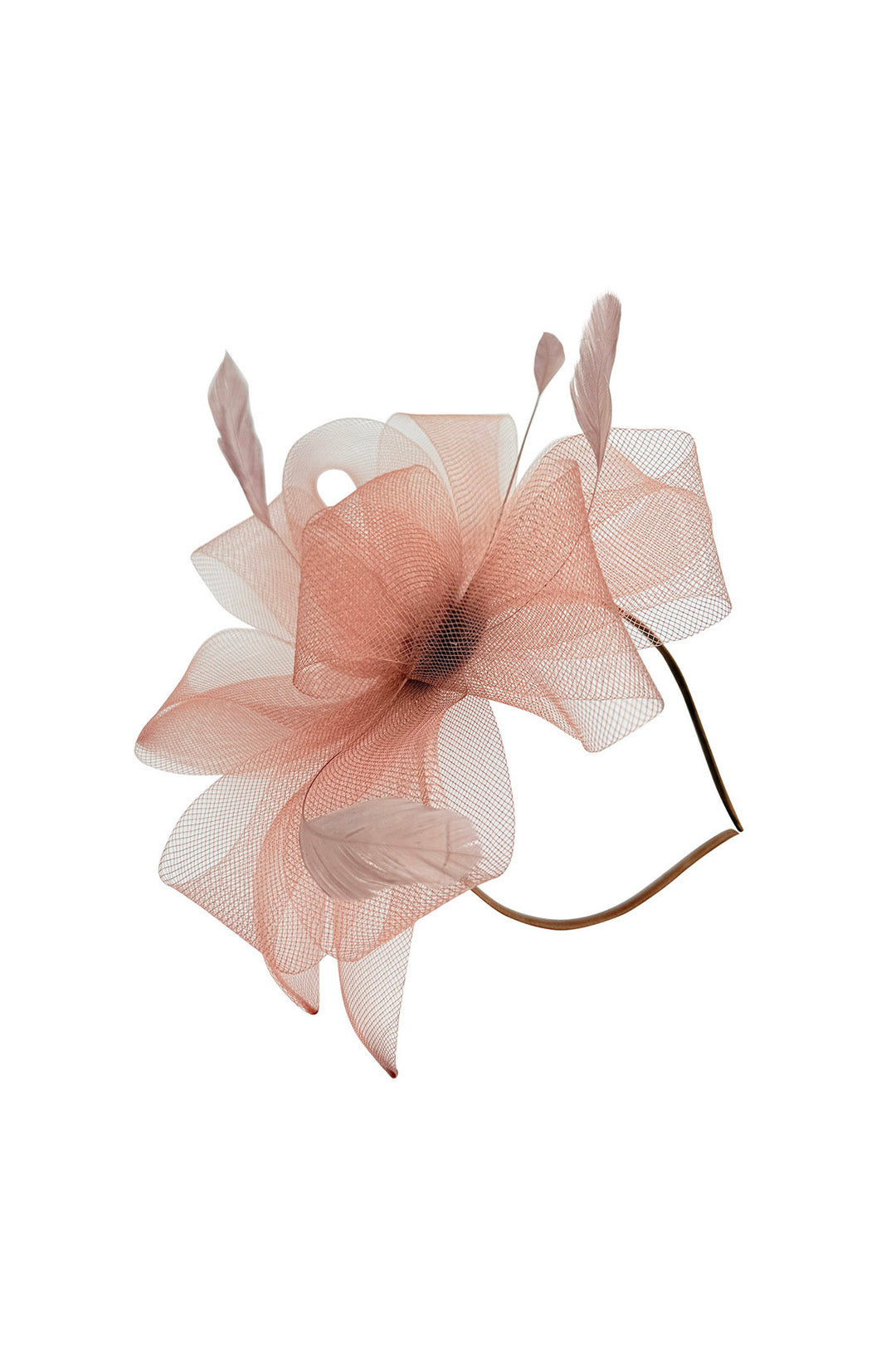Elegant Floral Mesh Fascinator Headband
