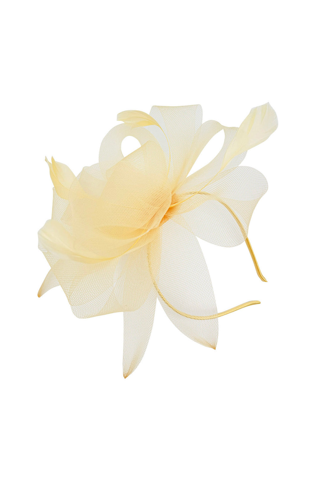 Elegant Floral Mesh Fascinator Headband