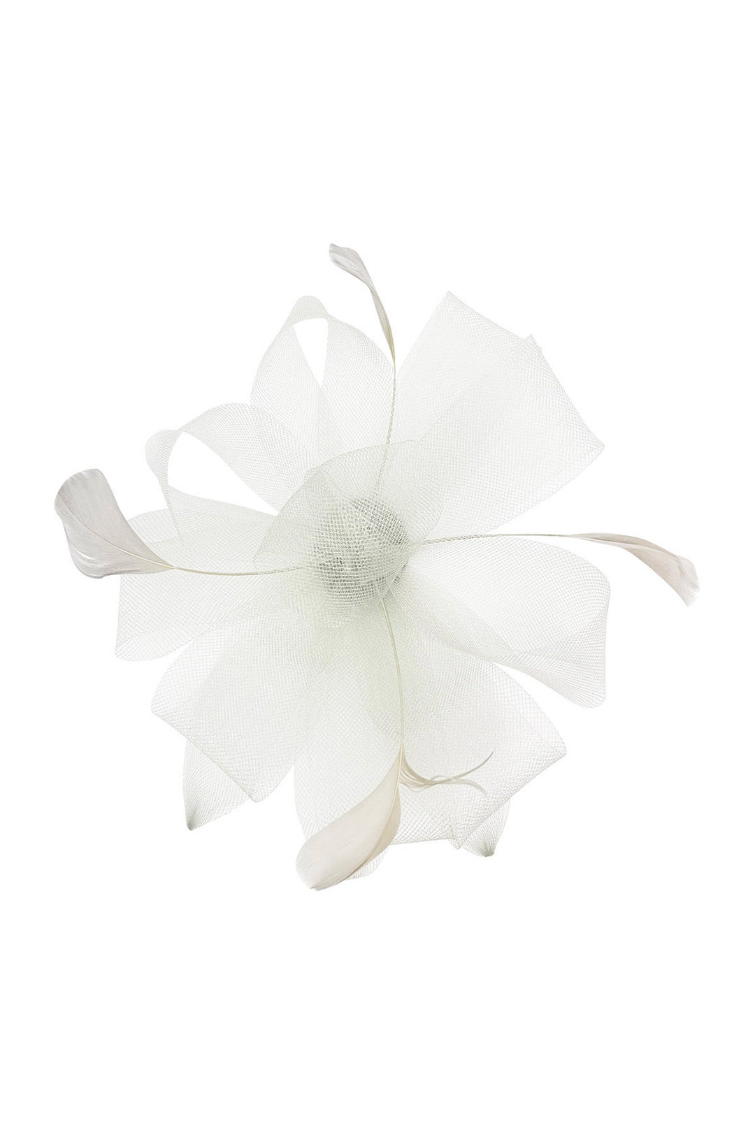 Elegant Floral Mesh Fascinator Headband