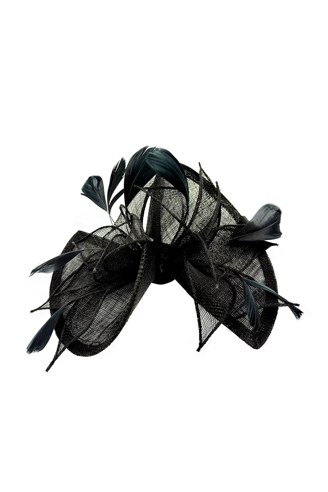 Statement Sinamay Bow Fascinator with Feather Detail
