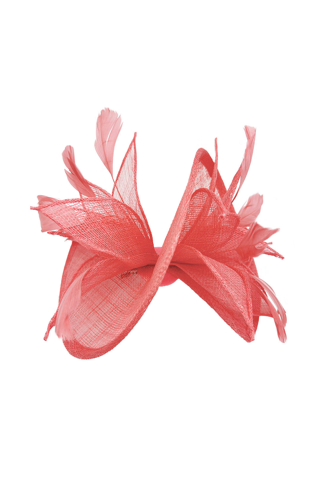 Statement Sinamay Bow Fascinator with Feather Detail