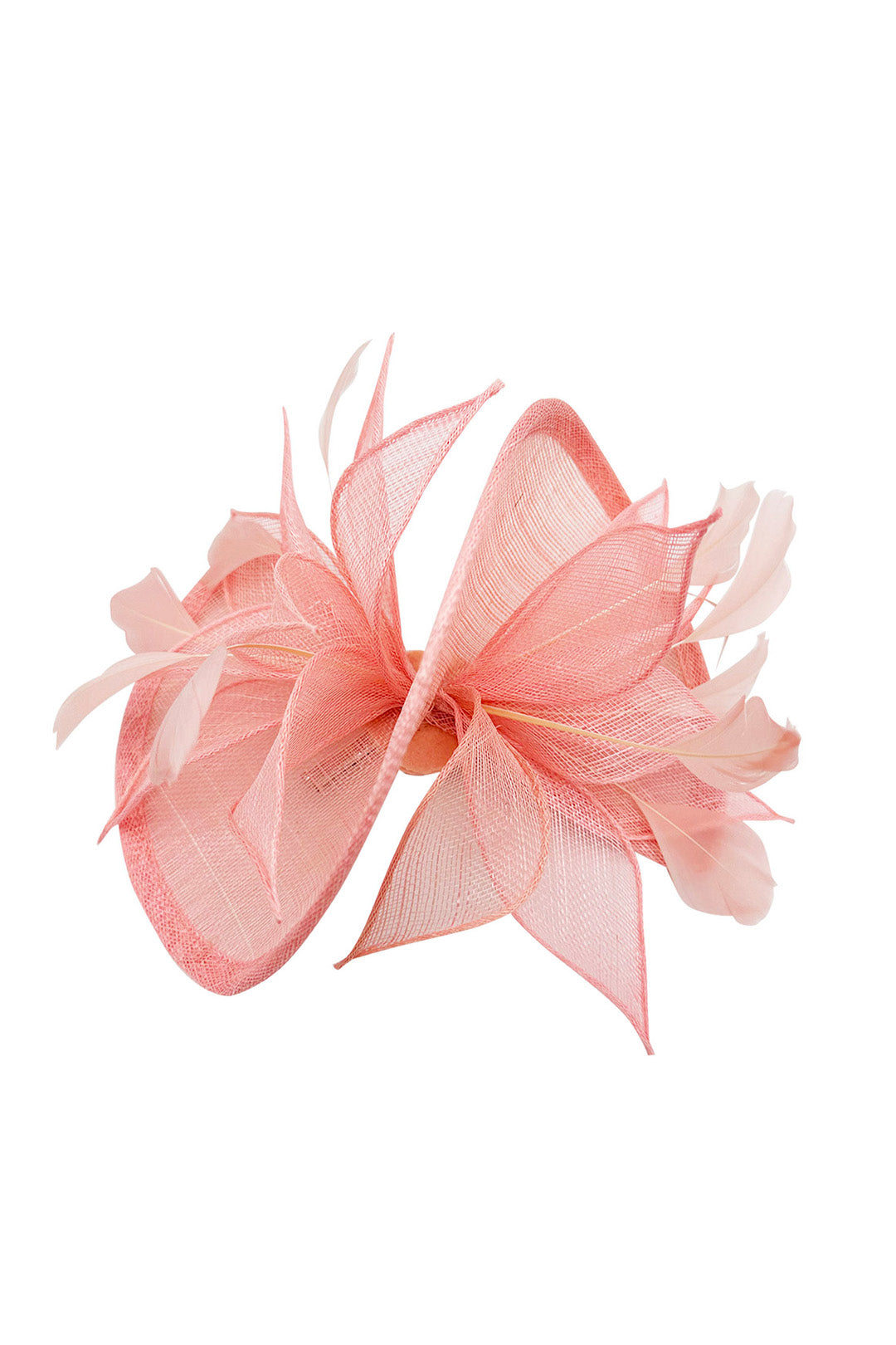 Statement Sinamay Bow Fascinator with Feather Detail