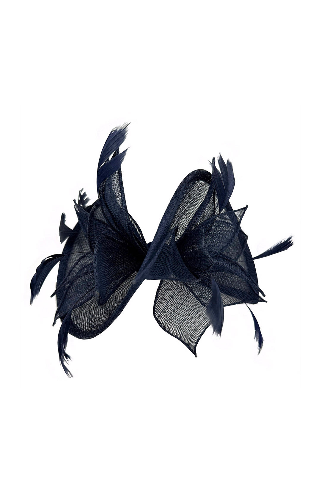 Statement Sinamay Bow Fascinator with Feather Detail