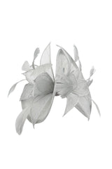 Statement Sinamay Bow Fascinator with Feather Detail