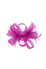 Ladies Loop Bow Feather Fascinator Headband Wedding & Race Day