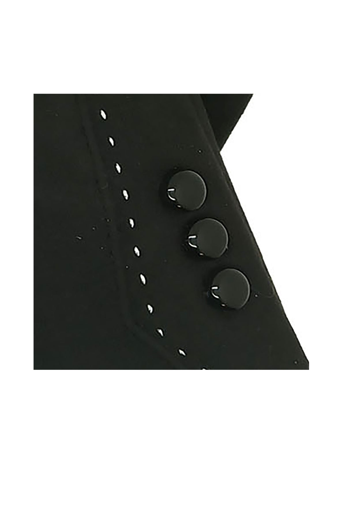 Women’s Touchscreen Faux Suede Gloves with Button Detail