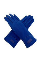 Plain Gloves with Single Stripe & Fleece Lining