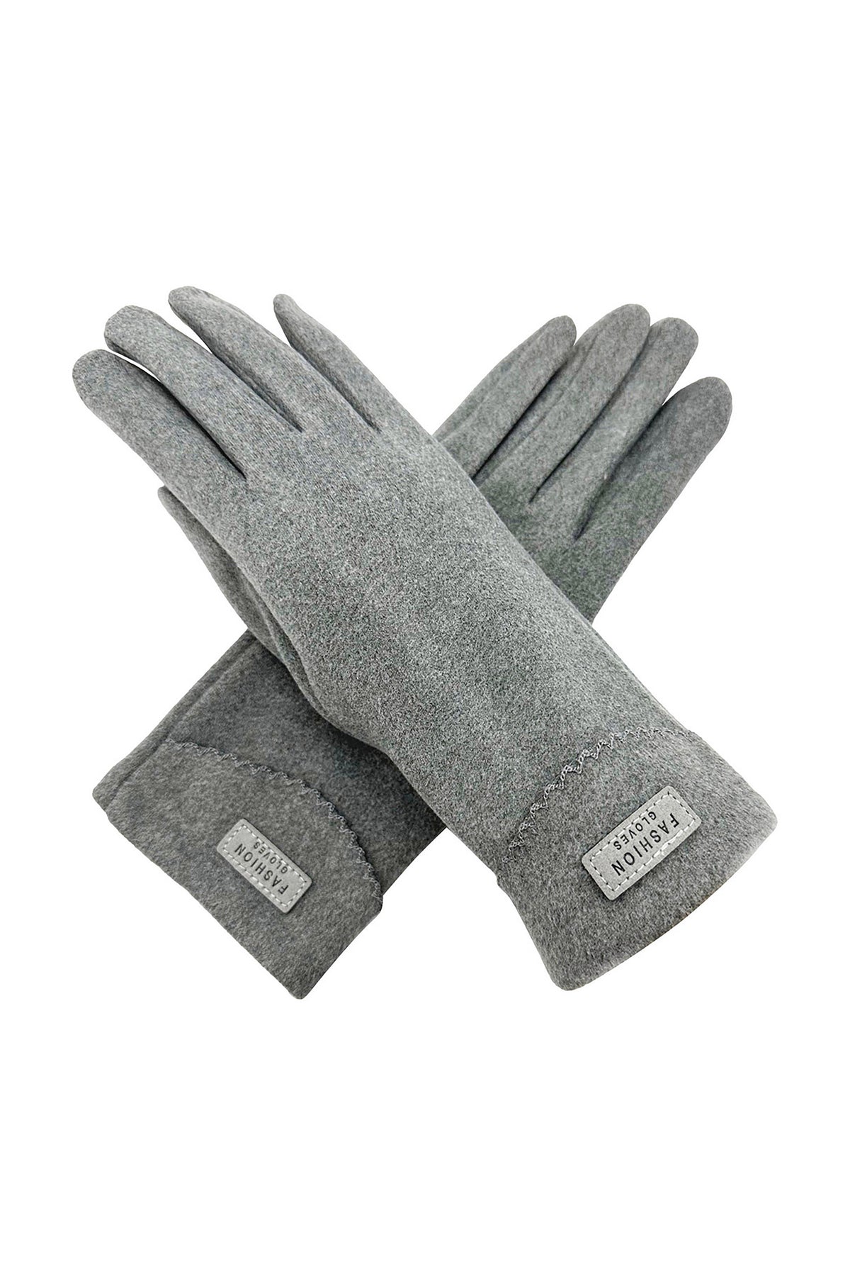 Plain Gloves with Single Stripe & Fleece Lining