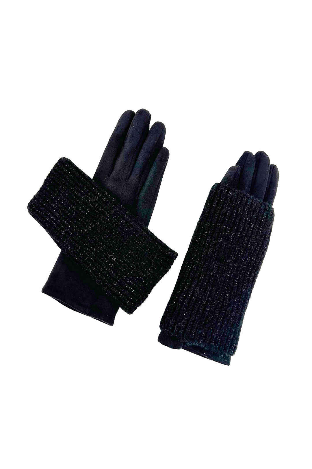 2-in-1 Cosy Knit Overlay Gloves