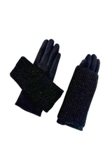 2-in-1 Cosy Knit Overlay Gloves