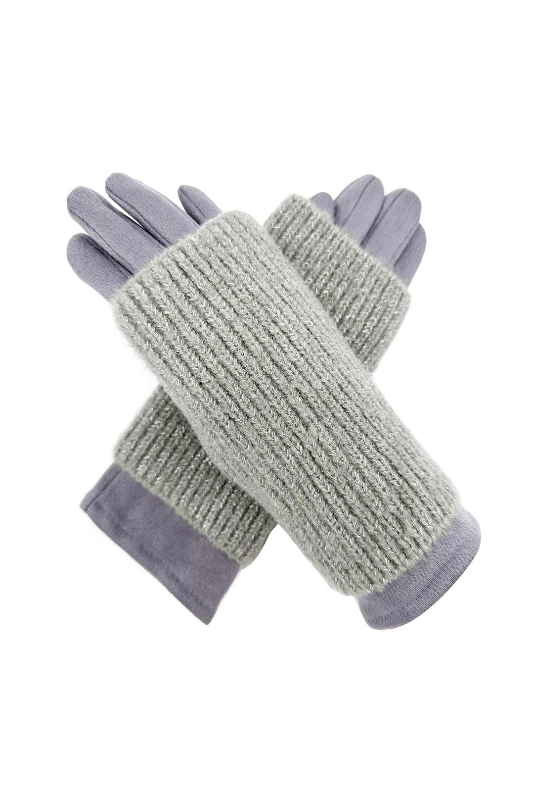 2-in-1 Cosy Knit Overlay Gloves