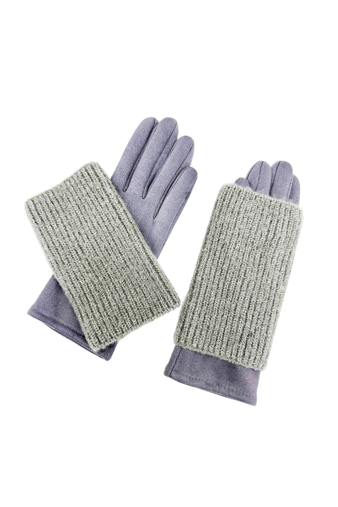 2-in-1 Cosy Knit Overlay Gloves