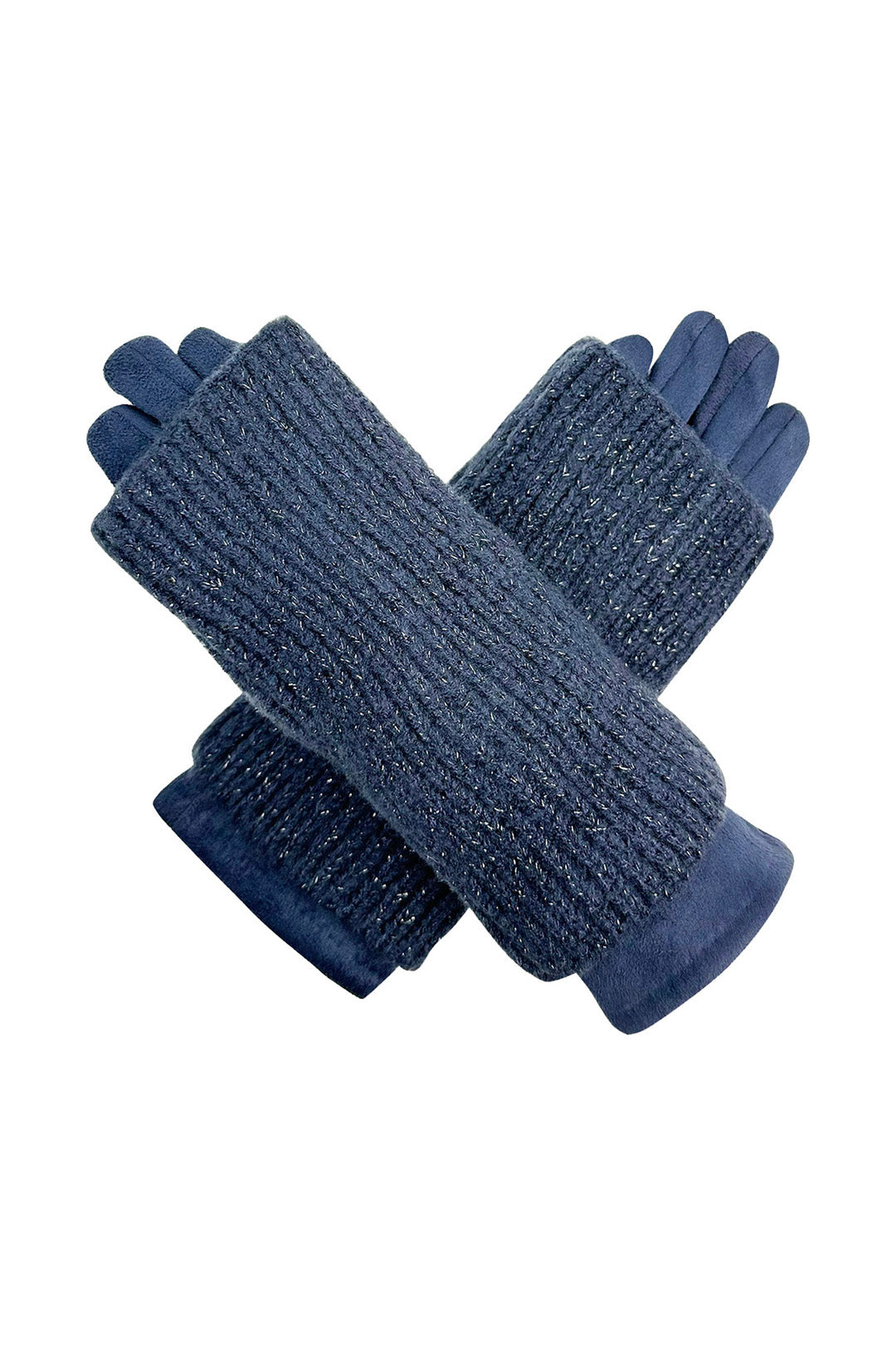 2-in-1 Cosy Knit Overlay Gloves