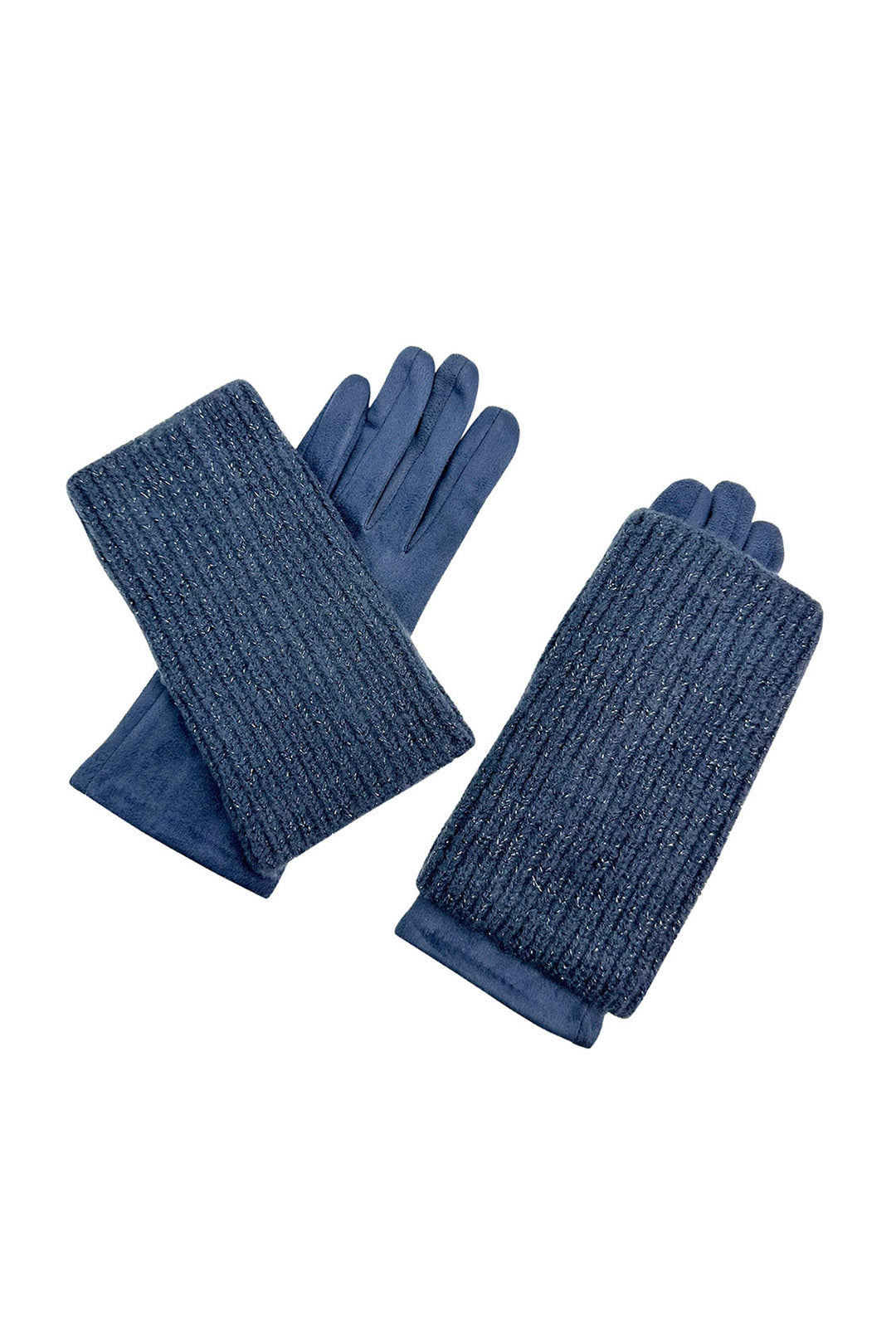 2-in-1 Cosy Knit Overlay Gloves