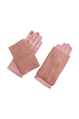 2-in-1 Cosy Knit Overlay Gloves