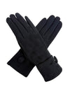 Women’s Classic Button Detail Gloves in Soft Cotton Blend
